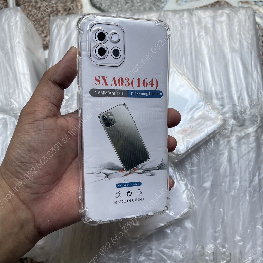 Ốp lưng samsung A03 chống sốc bảo vệ camera bền đẹp