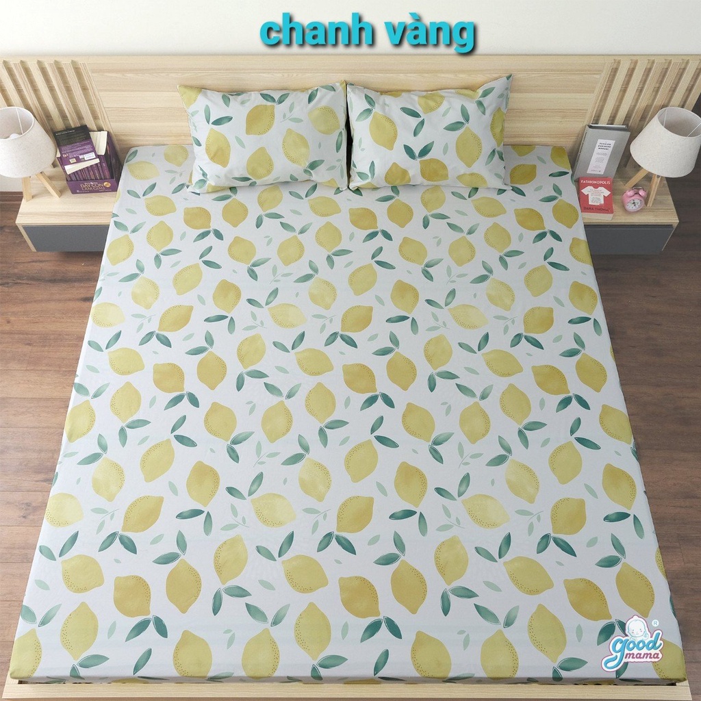 Ga chống thấm cotton Goodmama kích thước 1.6x2m, 1.8x2m