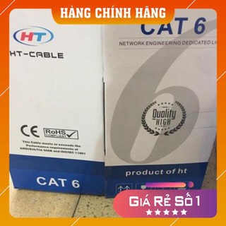 Cuộn dây mạng ht cat 6 305m xanh