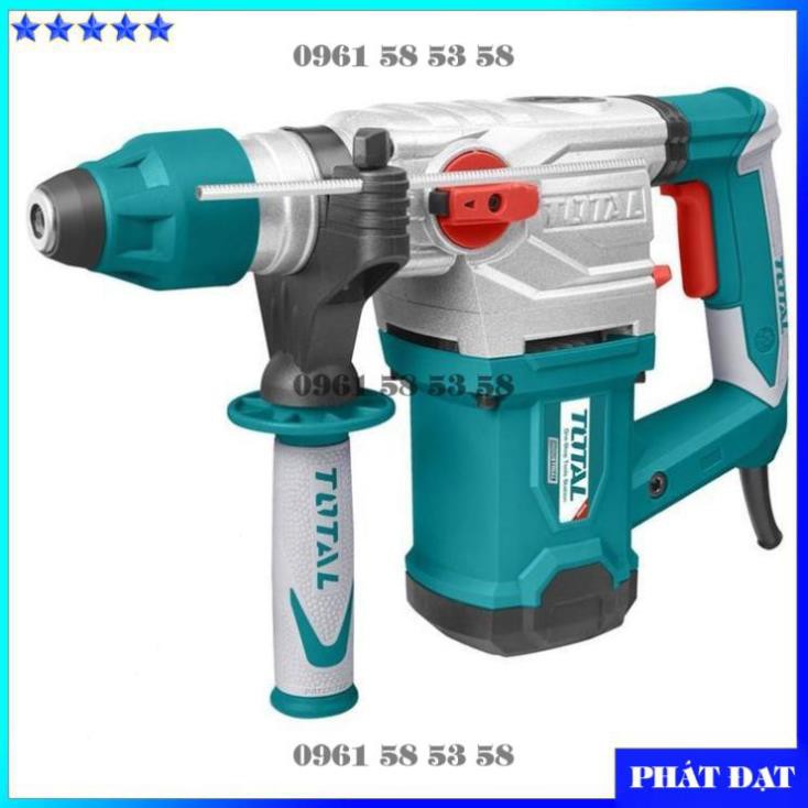 [Chính hãng TOTAL] 1500W MÁY KHOAN ĐỤC BÊ TÔNG TOTAL TH115326 KÈM 3 MŨI KHOAN GÀI+2 MŨI ĐỤC (HĐ)