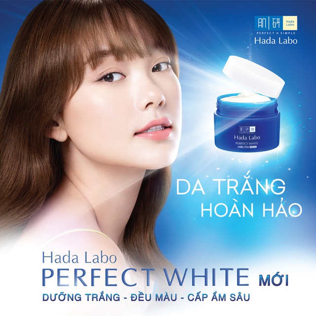 Kem rửa mặt dưỡng trắng Hada Labo Perfect White Tranexamic Acid Cleanser 80g | BigBuy360 - bigbuy360.vn