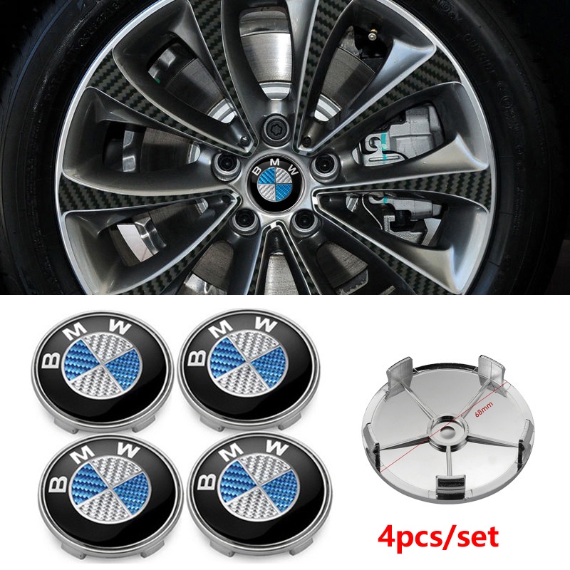 Logo Gắn Trang Trí Vô Lăng Xe Hơi bmw Bằng Sợi carbon Cao Cấp Ốp