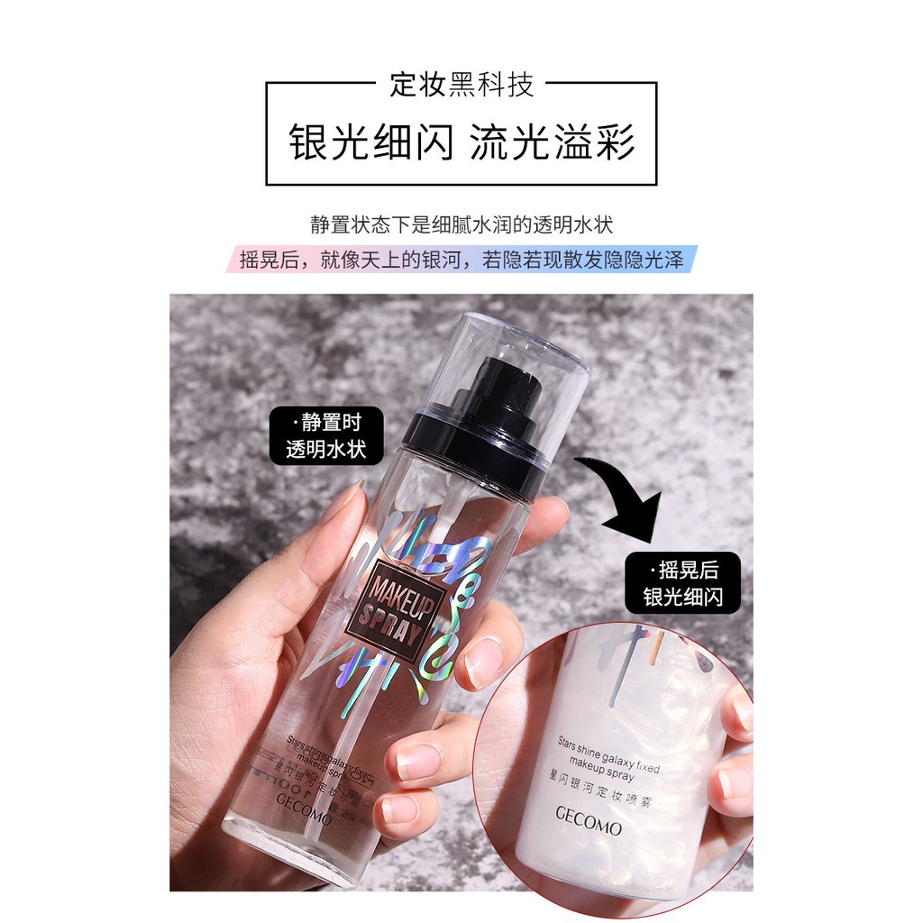 Xịt khoáng nhũ make up