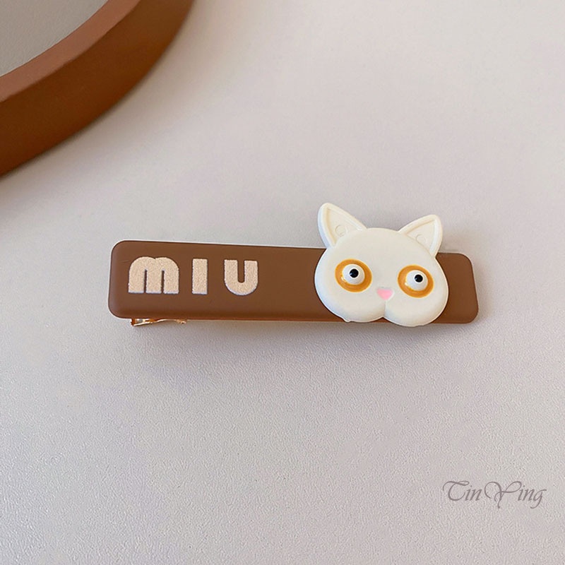 GETNOIVAS Kẹp Tóc Hình Động Vật Hoạt Hình 3D Dễ Thương Cho Nữ