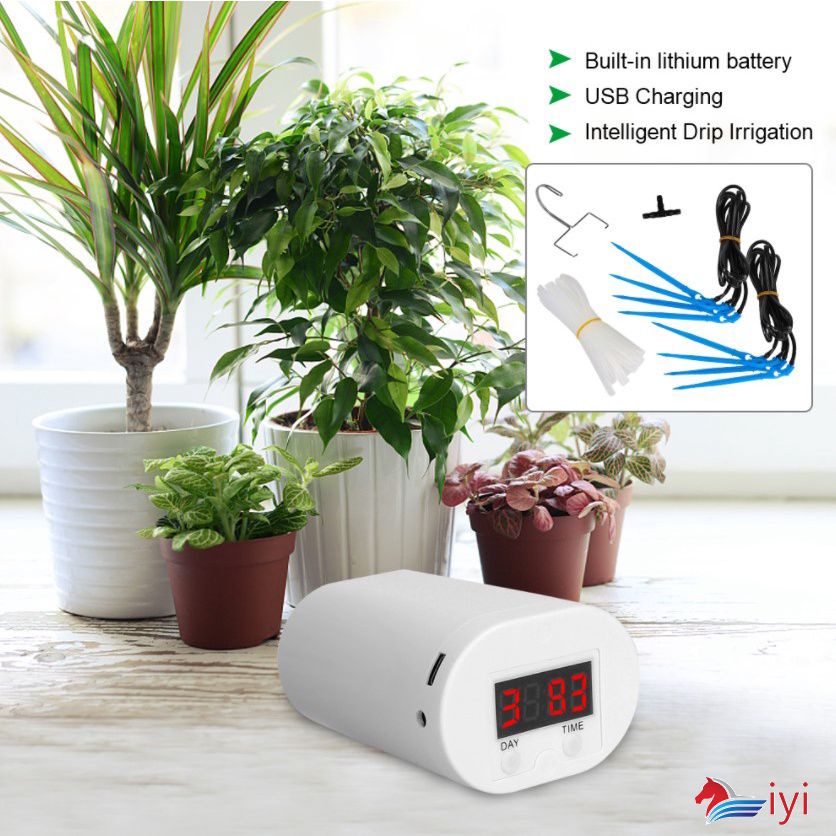 12/16 Hoa Vật Có Nhà Phun Nước Tưới Nhỏ Giọt Thiết Bị Bơm Hệ Thống Hẹn Giờ Vườn Tiện Ích Tưới Cây Tự Động Bơm Bộ Điều Khiển