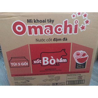 Thùng 30 gói mì khoai tây omachi gói 80g