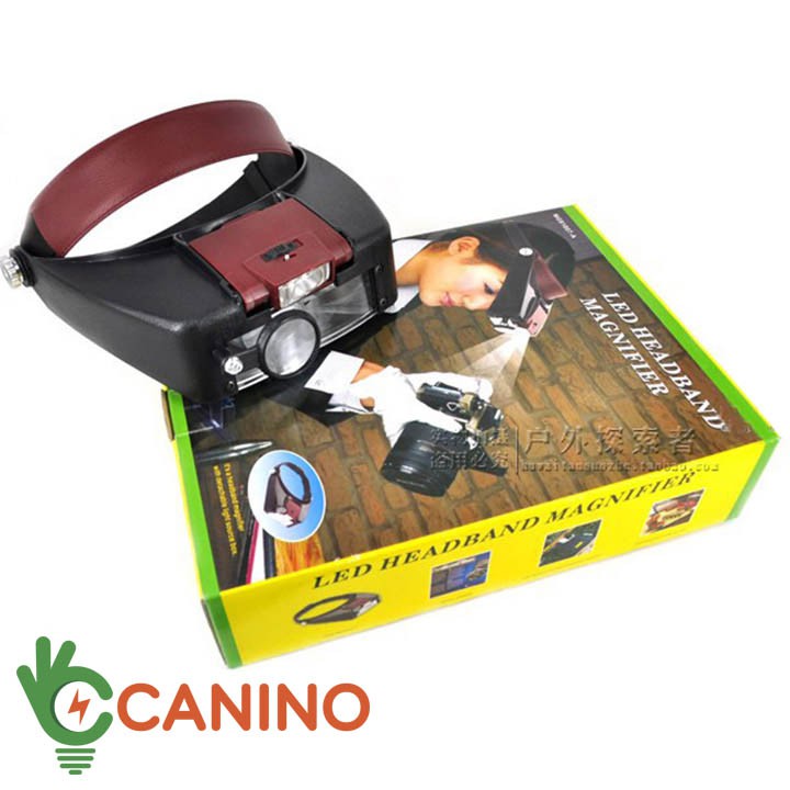 Kính lúp đeo đầu có đèn v1 Canino (lỗi 1 đổi 1 trong 7 ngày)