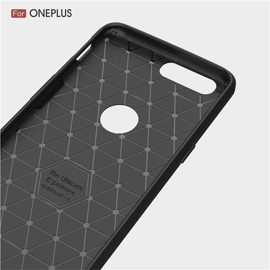 Ốp Điện Thoại Silicon Sợi Carbon Cho Oneplus 9 Pro 5 5T 6 6T One Plus