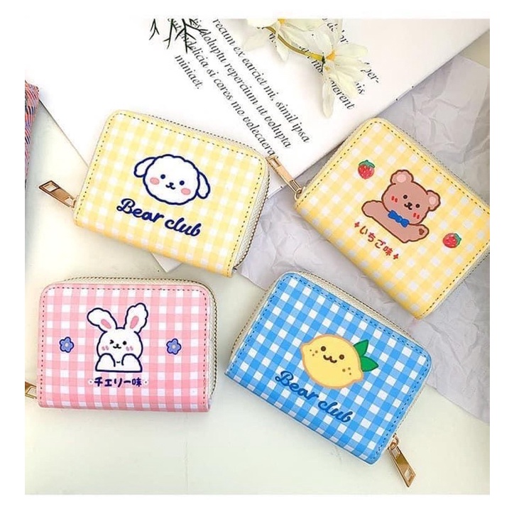 Ví mini gấu cừu thỏ khủng long