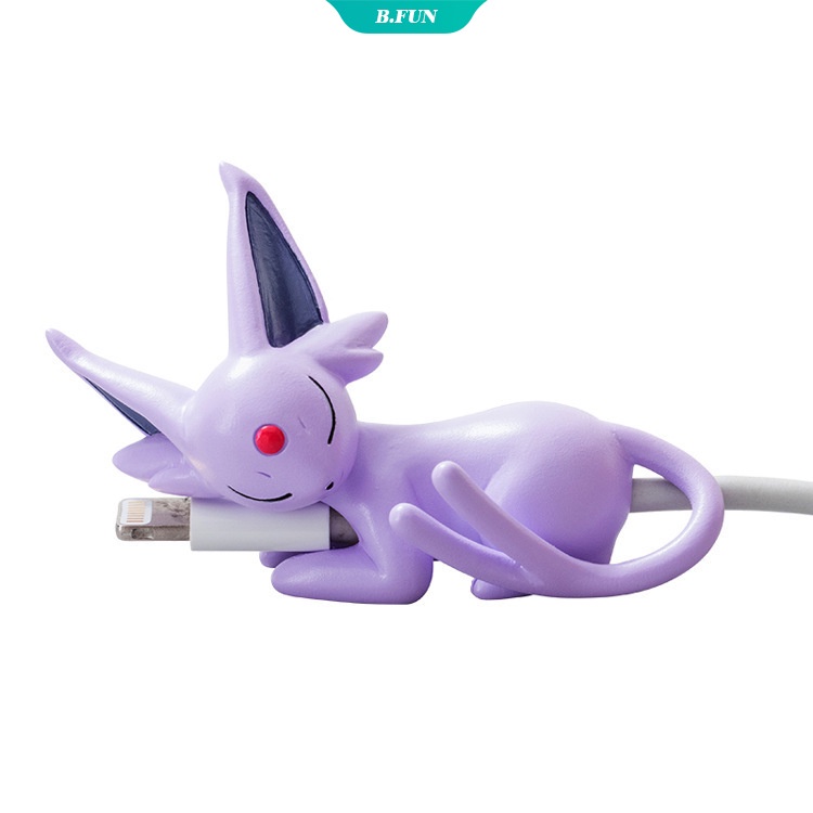 Phụ Kiện Bảo Vệ Đầu Dây Cáp USB Hình Pokemon Chơi Pokemon Cắn Làm Phụ Kiện Hóa Trang Vui Nhộn