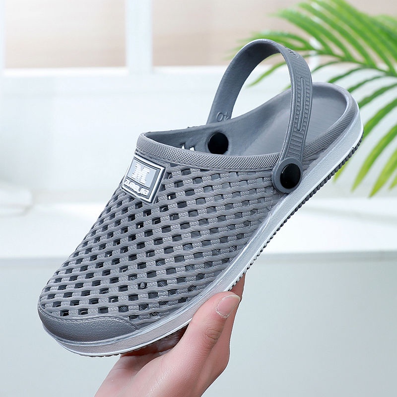 Giày Đục Lỗ Đế Mềm Chống Trượt Không Thấm Nước Thời Trang Đi Biển Mùa Hè Cho Nam