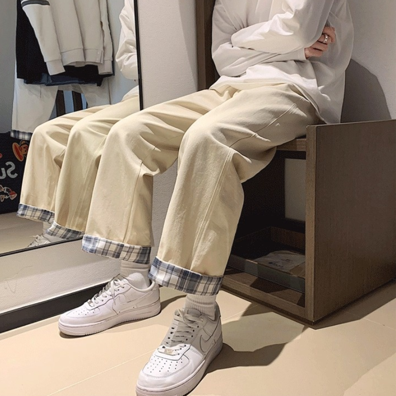 Quần Dài Họa Tiết Ca Rô Phong Cách Hàn Quốc Dành Cho Nam | BigBuy360 - bigbuy360.vn