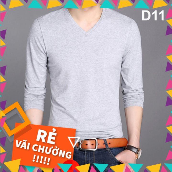 [HOT SALE] ÁO THU ĐÔNG NAM  tay dài cổ tim, chất cotton 4 chiều , áo dài tay nhiều màu dáng ôm thời trang _vifa | BigBuy360 - bigbuy360.vn