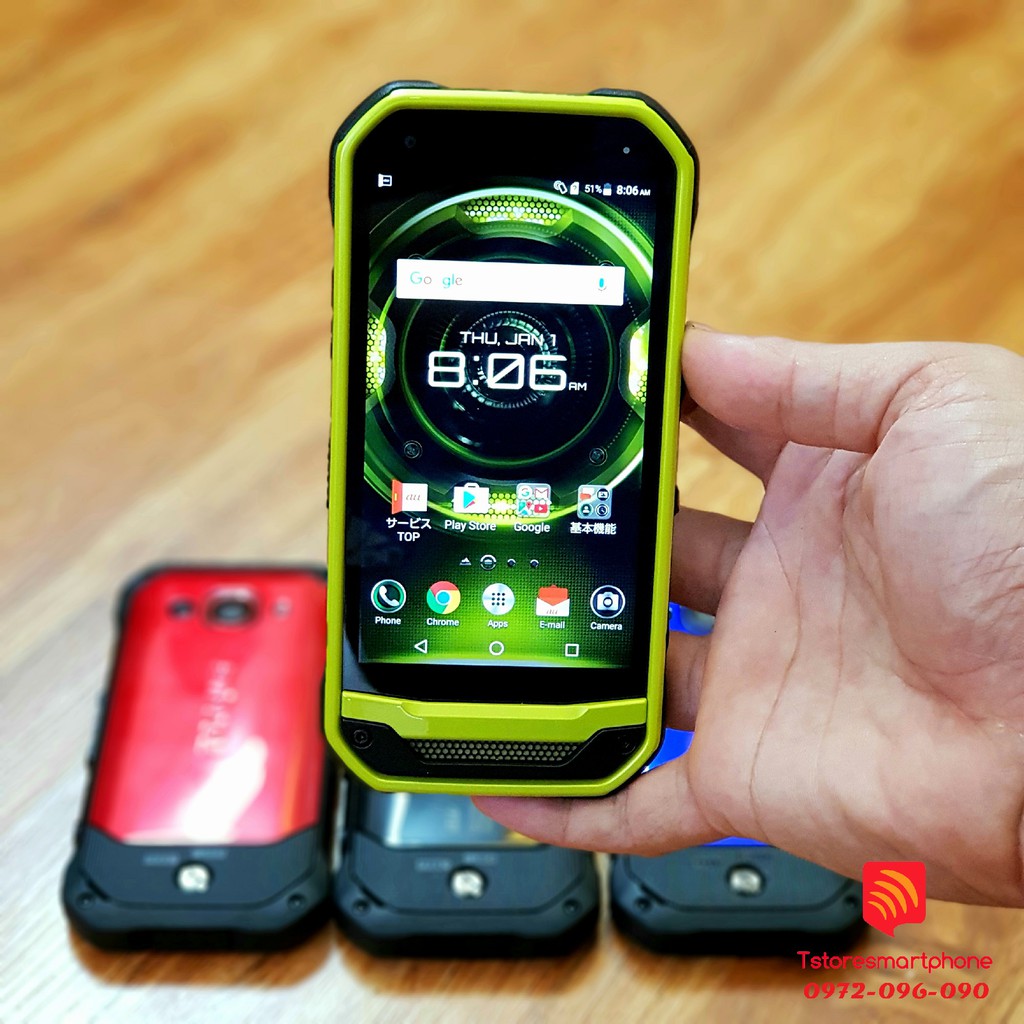 Điện thoại Kyocera Torque G03 siêu bền chống nước chống sốc chống va đập màn Sapphire | BigBuy360 - bigbuy360.vn