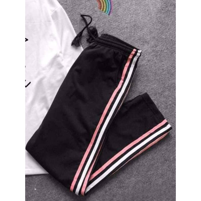 [Kèm video +  hình thật] Quần 3 sọc trắng vàng/ đỏ 3 lines pant unisex | WebRaoVat - webraovat.net.vn