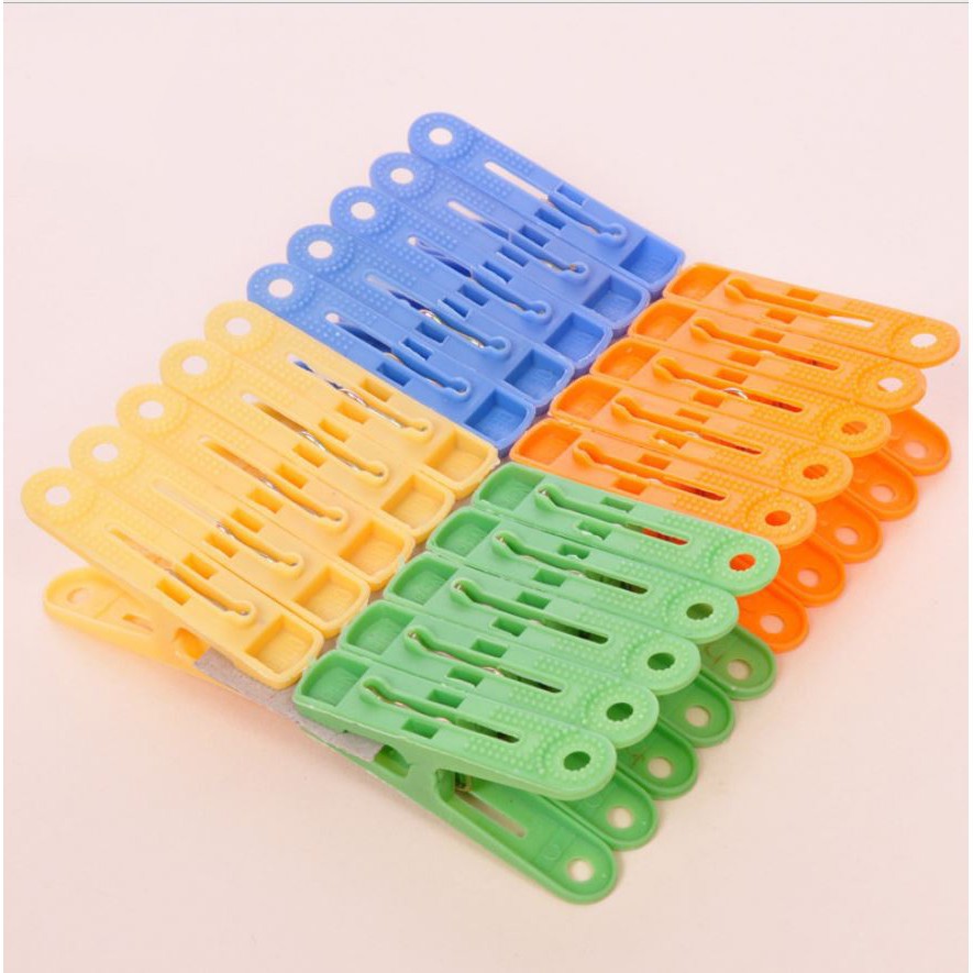 Vỉ 20 kẹp nhựa mini 5*1,1*2,5cm