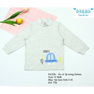 Áo giữ nhiệt Dokma cổ 3p cho bé trai/ bé gái.