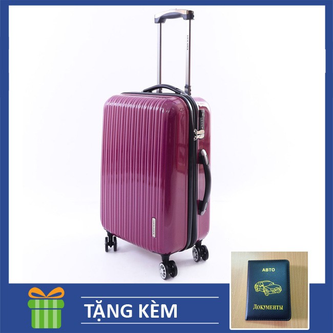 Bộ vali xách tay có khóa số TSA Lock&Lock Samsung Travel Zone LTZ994 20 inch màu tím và Vỏ bọc hộ ch