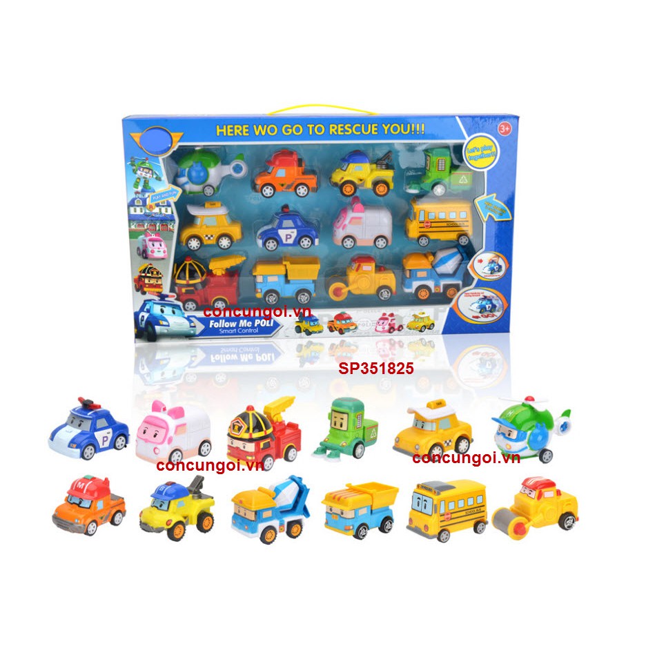 Đồ chơi xe Robocar Poli trớn 12c ,  P7