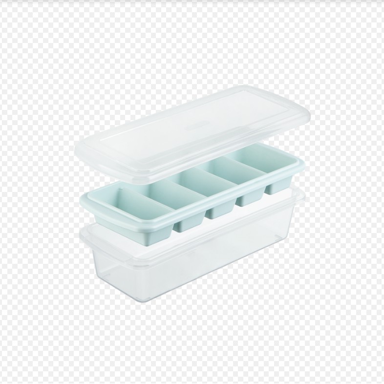 Khay đá thanh Kari 5 (có hộp) viên Inochi - Công nghệ kháng khuẩn, Chất liệu nhựa bền dẻo linh hoả, Chất lượng Nhật Bản
