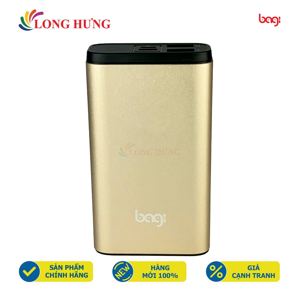 Sạc Dự Phòng Bagi 10000 mAh PB-P9 - Hàng chính hãng - Dung lượng 10000 Tốc độ truyền tải tốt Sạc 2 thiết bị cùng lúc