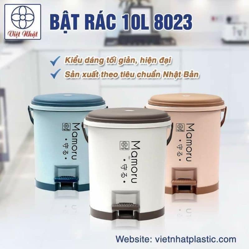 Thùng rác bật nắp, hàng Việt Nhật dày dặn, chắc chắn