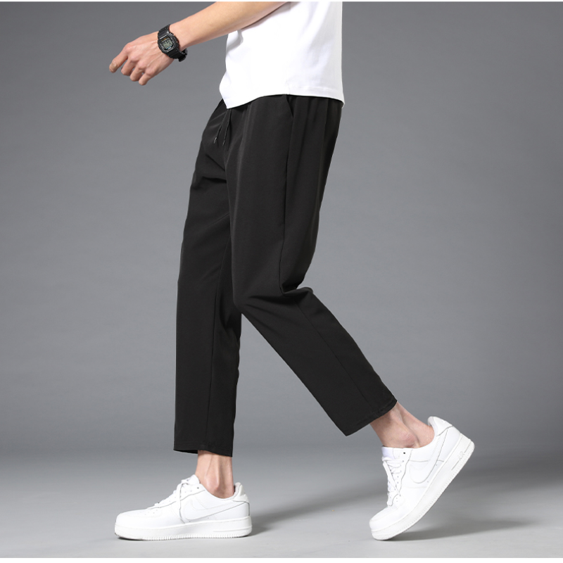 Quần dài thể thao vải lụa lạnh siêu mỏng nhanh khô thoáng khí thời trang mùa hè cho nam