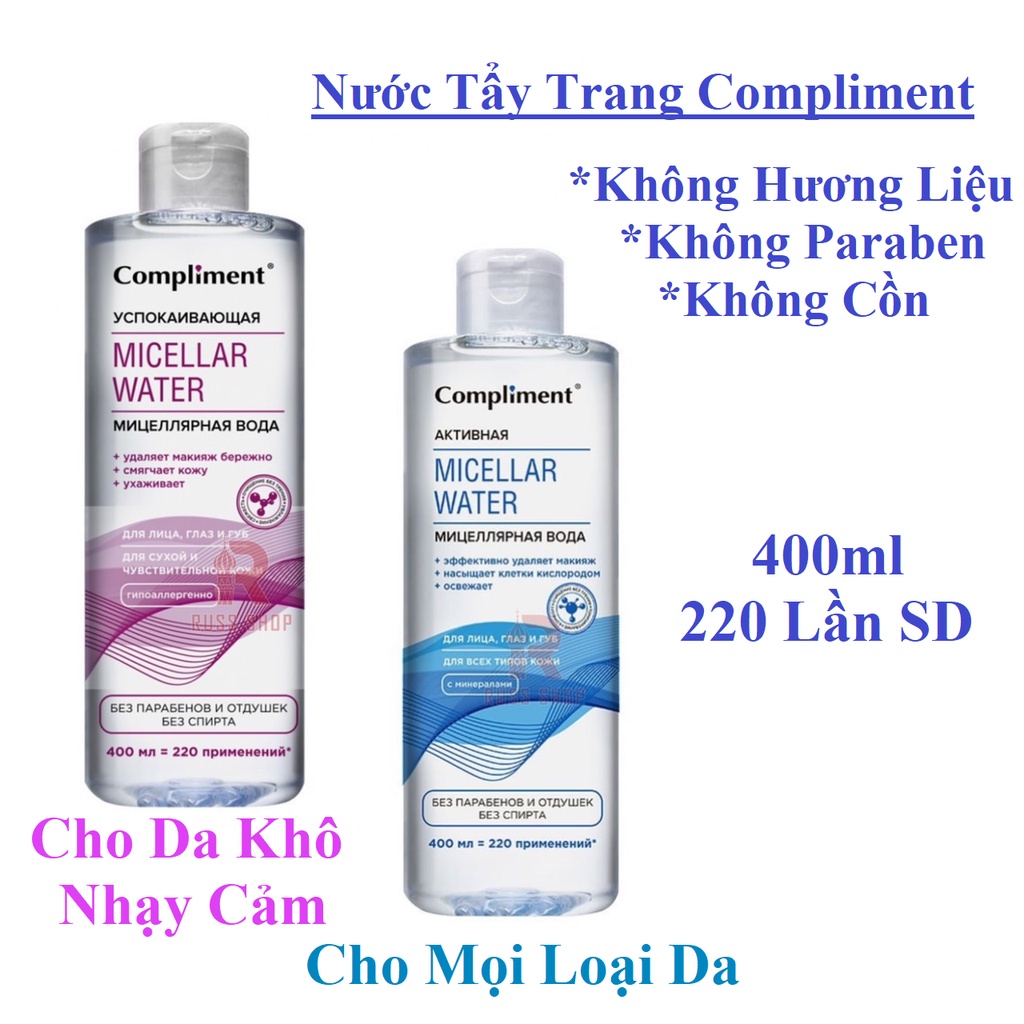 Nước Tẩy Trang Compliment Micellar Water