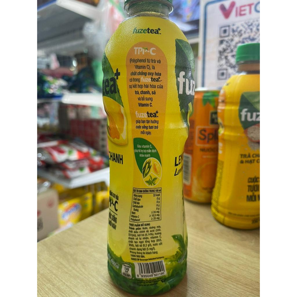 Trà Chanh Fuze Tea 350ml và 450ml Cực Tươi Mát