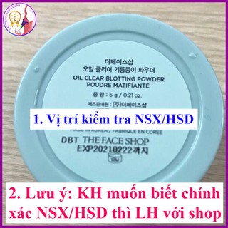 Phấn phủ kiềm dầu dạng bột oil clear