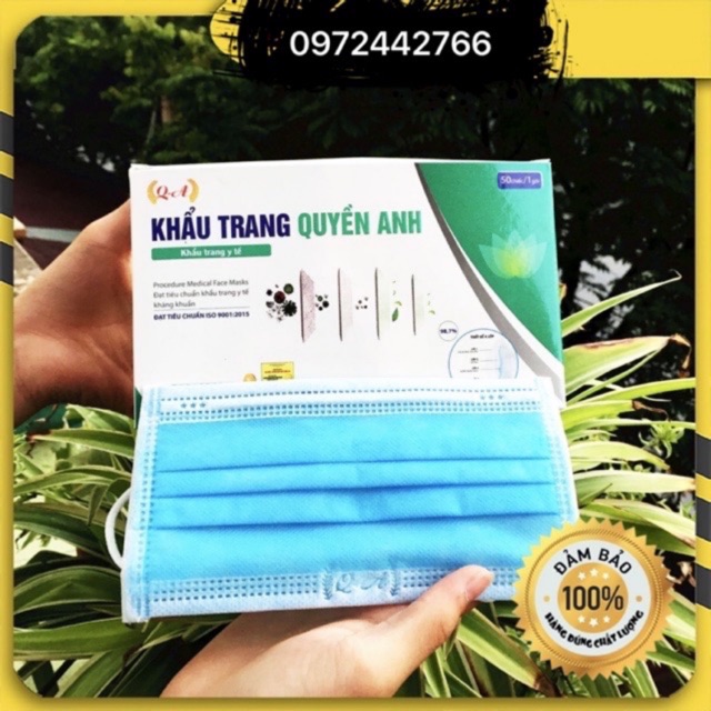 KHẨU TRANG 4 LỚP QUYỀN ANH ( 1 hộp 50 chiếc ) | BigBuy360 - bigbuy360.vn