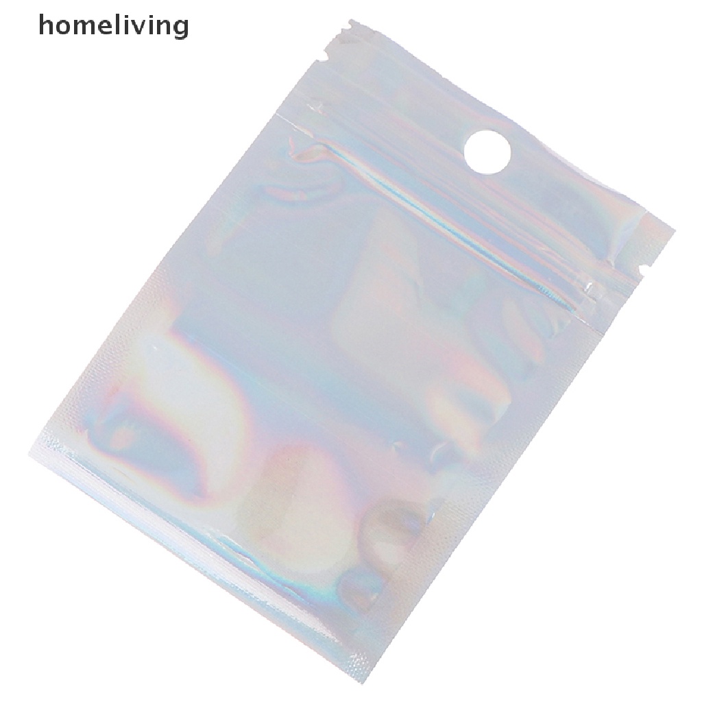 Bộ 10 Túi Zip Bằng Lá Nhôm Trong Suốt Đựng Trang Sức