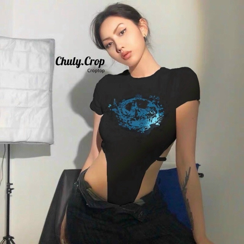 Bodysuit hai dây trơn, thêu chữ, in hoạt tiết trắng, đen.  Áo croptop ba lỗ trơn siêu hot, DuHa Cheap