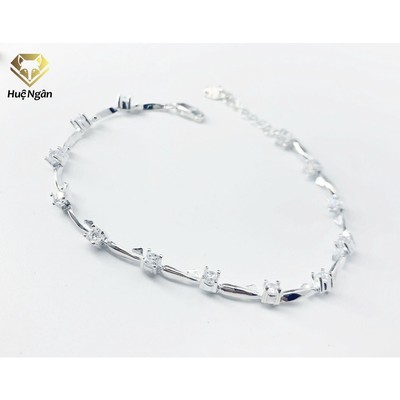 Lắc tay bạc 925 Huệ Ngân - Nụ và lá LT1902