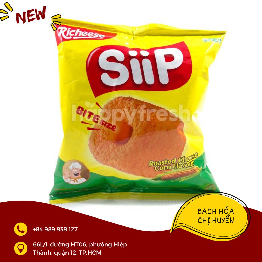 Bánh Snack Nabati Siip Bite Socola , Phô mai, Bắp 40g