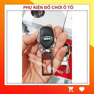 Cài chốt dây an toàn ô tô loại xịn có logo hãng xe - bộ 2 cái