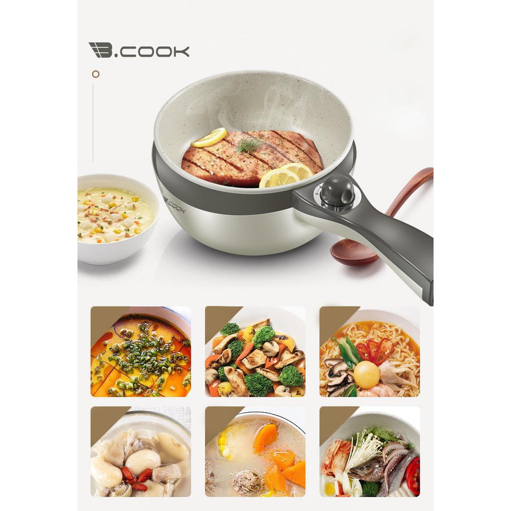 Nồi lẩu mini, nồi đa năng B.COOK - Chính hãng