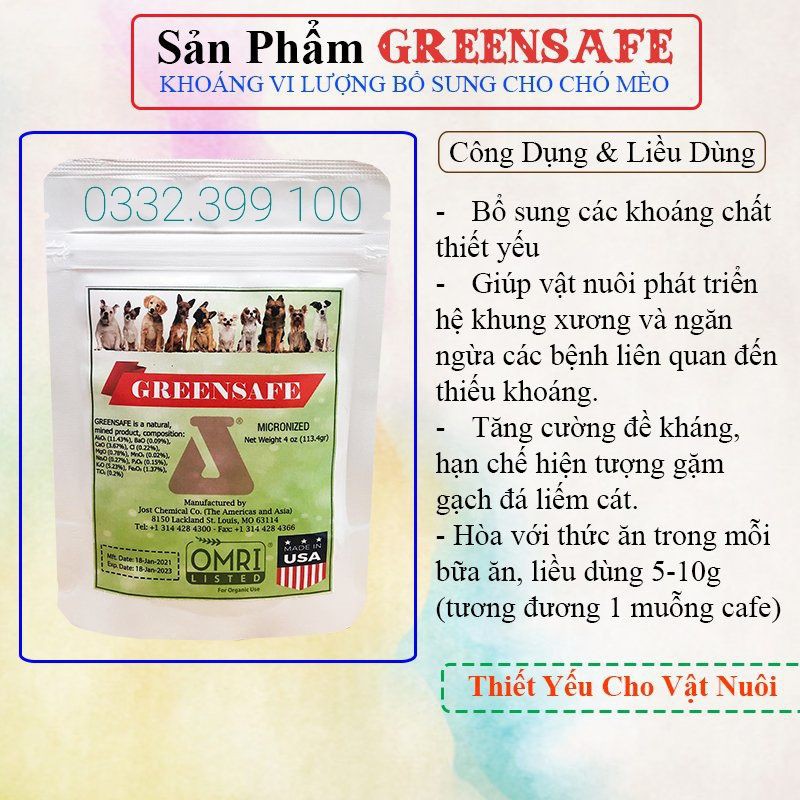 Khoáng Ăn Cho Chó,Mèo -Tăng Đề Kháng # gói 113.4g