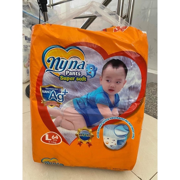 Tã quần Nyna sale ko kèm quà. Size M72 L64 XL56 Giá cực êm