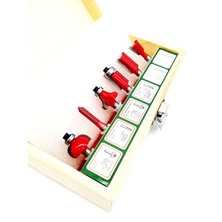 Mũi phay favi bộ 6 món cốt 6.35mm
