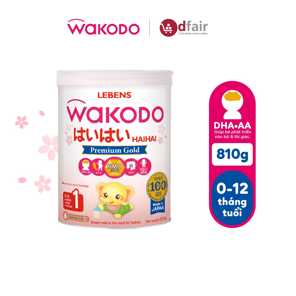 Sữa Bột Công Thức Wakodo Haihai Cung Cấp Dinh Dưỡng Cho Bé 0