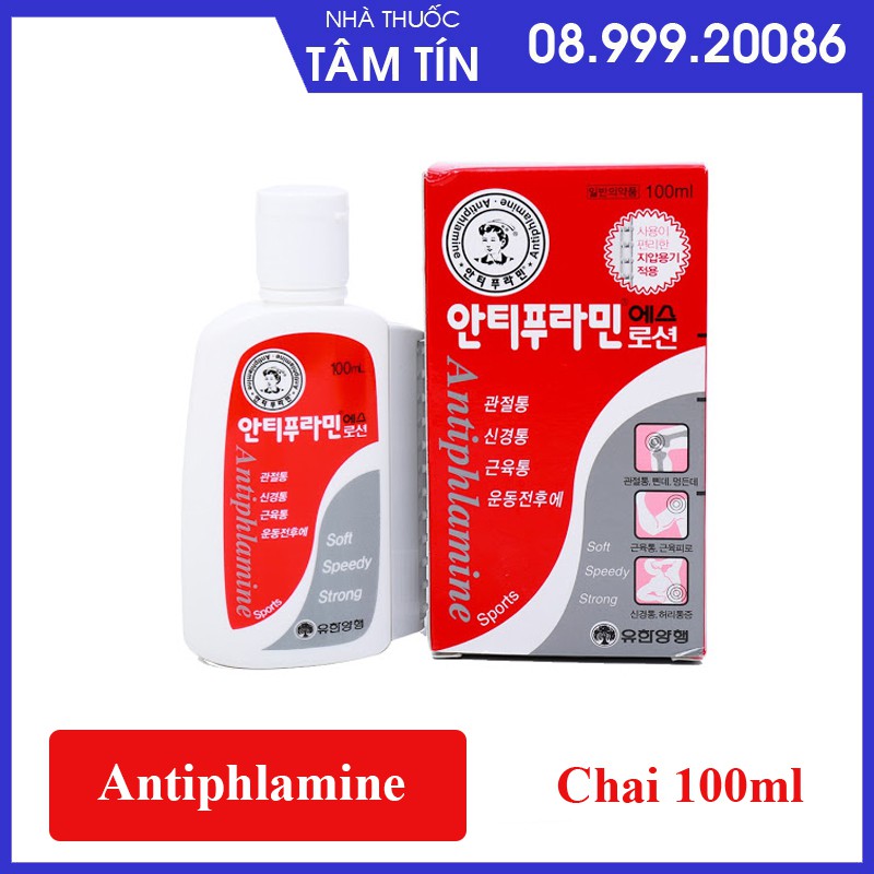 Dầu nóng Hàn Quốc Antiphlamine (100ml)