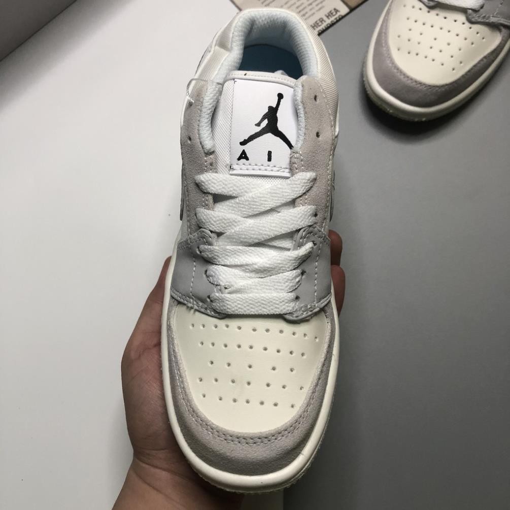 Giày sneaker Jordan paris, Giầy jd1 low paris da lộn, đế khâu siêu chất full size nam nữ (36-43) | JDLP001 | BigBuy360 - bigbuy360.vn
