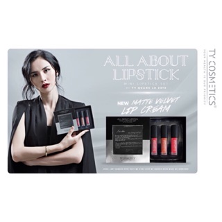 Set son kem lì mini gồm 3 thỏi phiên bản giới hạn Ty Cosmetic