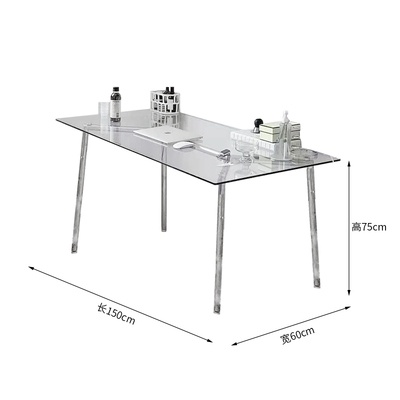 Bàn trong suốt decor phong cách tối giản, nội thất Forher.since1998