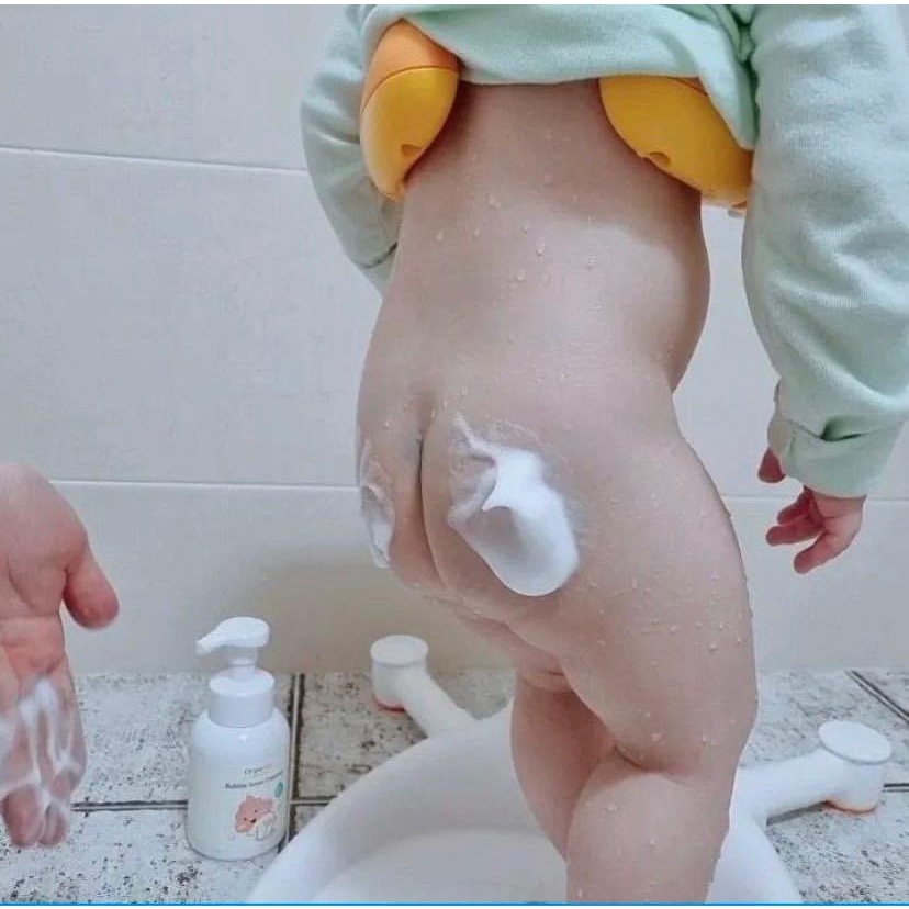 ￼Dung dịch vệ sinh mông và vùng kín cho bé Orgabebe Hàn quốc cho bé từ 0m+ (Orgabébé)