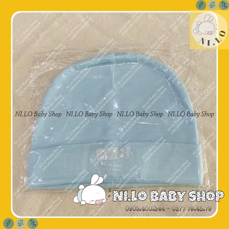 Mũ nón trơn Cotton Cho Bé Sơ Sinh 0-3 tháng tuổi