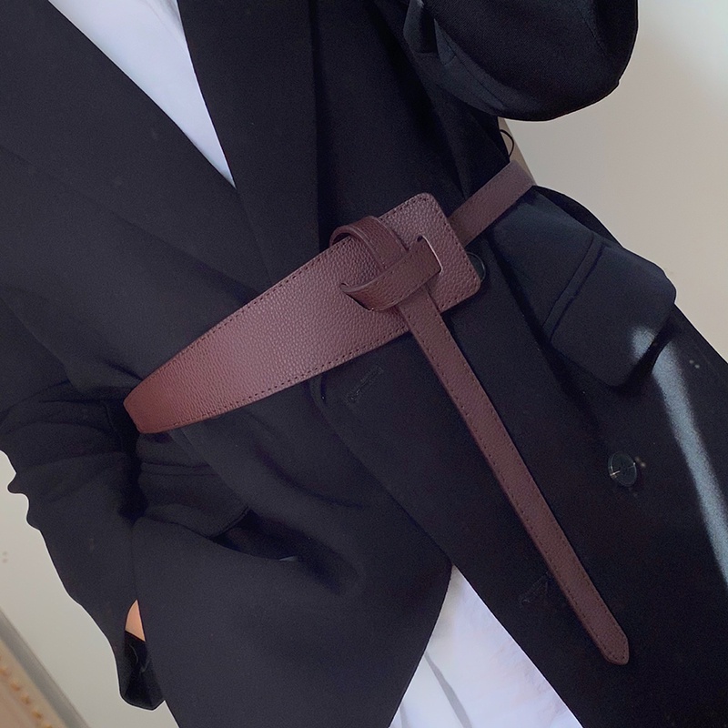 Thắt Lưng Da Bản To Thời Trang Cho Nữ