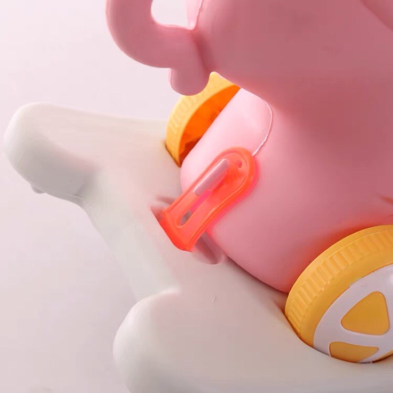 Ngựa bập bênh, xe bập bênh cho bé 3in1 có nhạc và đèn