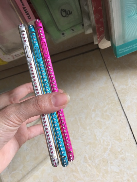 Ốp viền đính đá dành cho ip6/6s/6plus